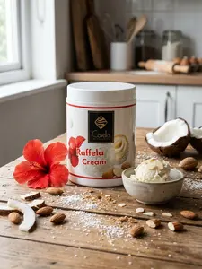 Coconut Almond White Chocolate Cream - Dessert Spread & Filling | Cavella 2 lb - 1kg