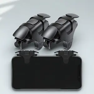 Mobile Gaming Trigger High Sensitivity for Precise Aiming Fast Shooting Ergonomic Design Easy Install Compatible with Android iOS Phone Tablet Enhance PUBG COD Fortnite Experience Portable eSports Accessory Multi-Device Support