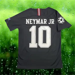 18 19 Away Black No.10 Neymar Short Sleeve Soccer jersey