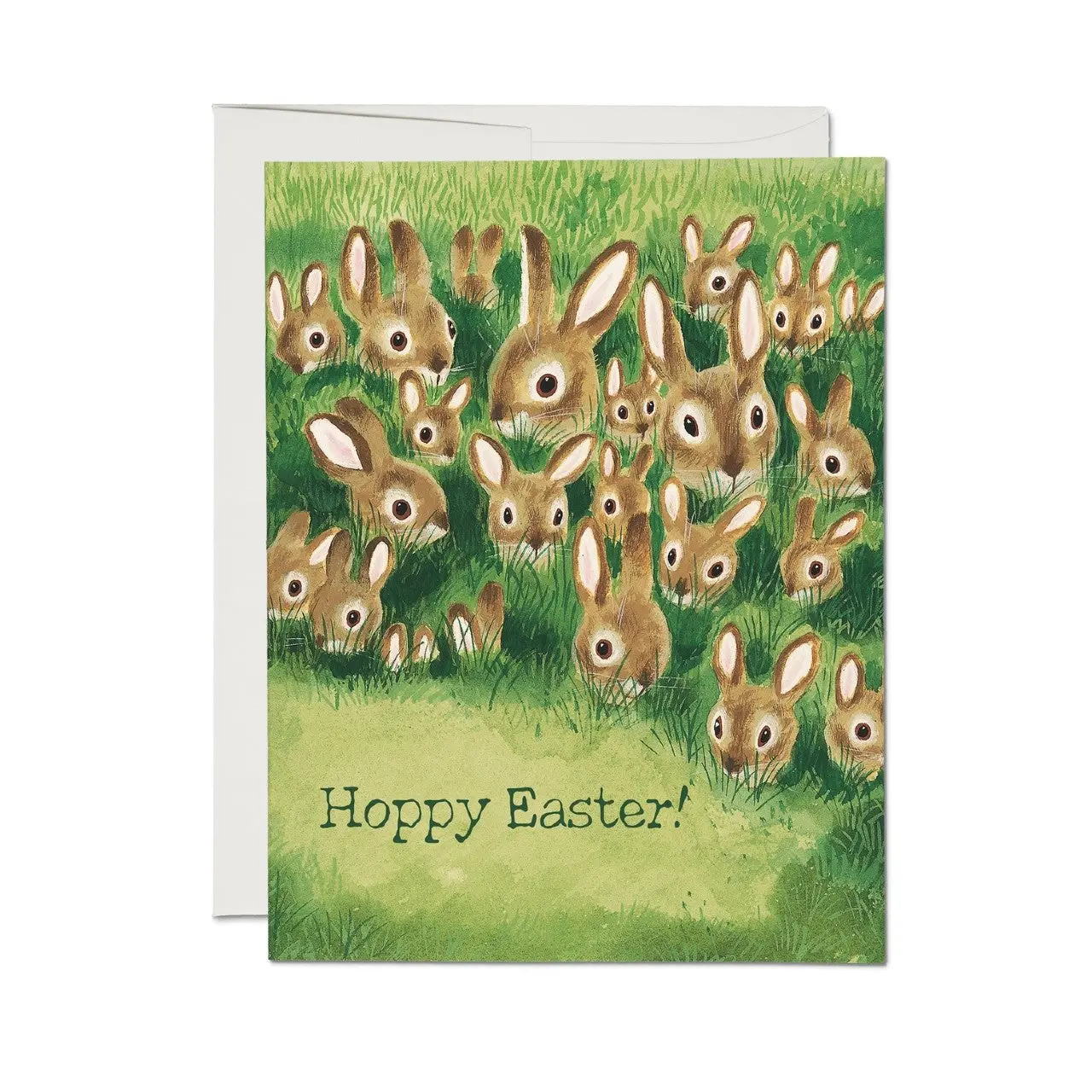 Richard Scarry Rabbit Family Easter Card