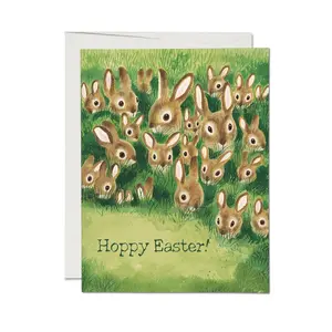 Richard Scarry Rabbit Family Easter Card
