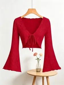 Women's Elegant Sun Protection Summer Knitwear Cardigan, Long Sleeve, Fitted Casual Tops, Comfortable Multifunctional Open Front, Perfect Match for Sexy Sleeveless Dresses