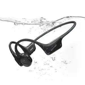 BoneBeat Swim IP68 waterproof headphones, Bluetooth + MP3 dual modes, secure ergonomic fit and 7 hours of battery life