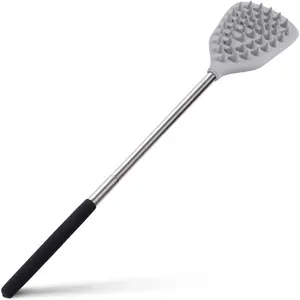 Back Scratcher Don't DamageYour Back Hard Silicon Protrusion cream applicator head spa Portable Extendable Telescoping