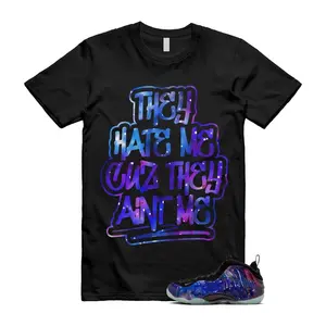 Foamposite One Galaxy Graphic Tee, AINT T-shirt Match Foamposite One Galaxy Purple Black Blue Sneaker