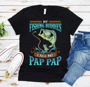 My Fishing Buddies Call Me Pap Pap Shirt Pap Pap Fishing Shirt Fathers Day Shirt Pap Pap Gift Funny Fishing Gift