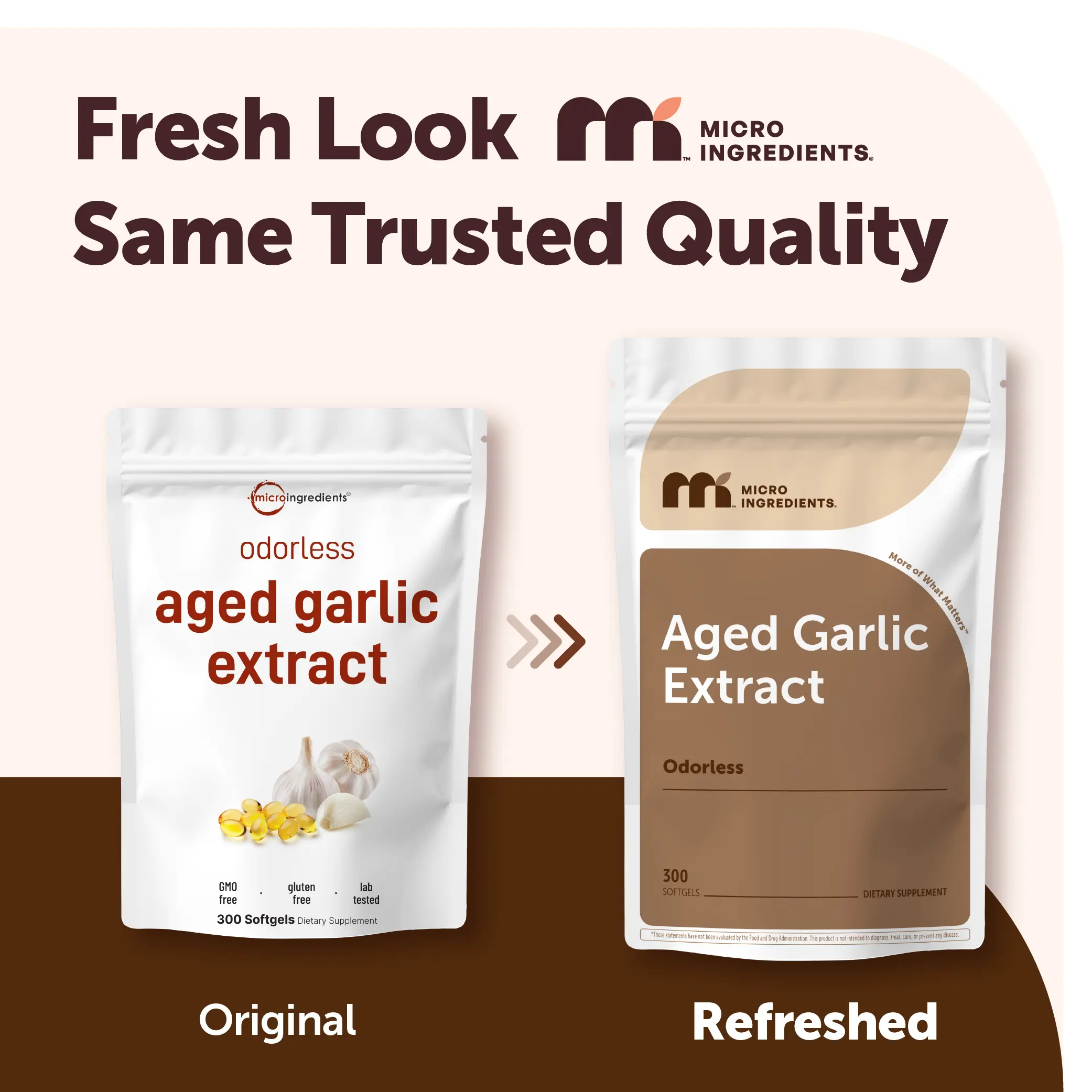 Micro Ingredients Odorless Aged Garlic Extract Softgels