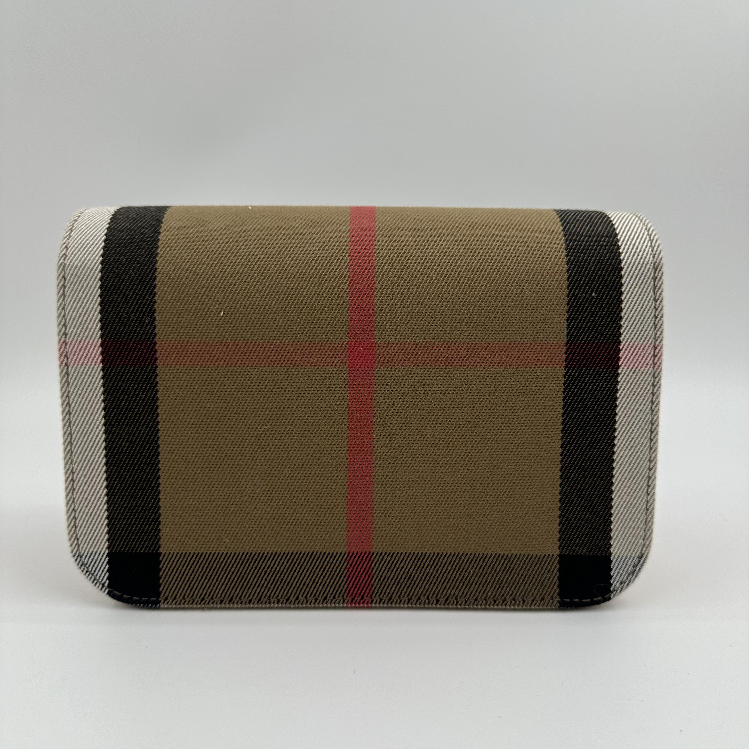 Pre-owned BURBERRY canvas wallet handbag