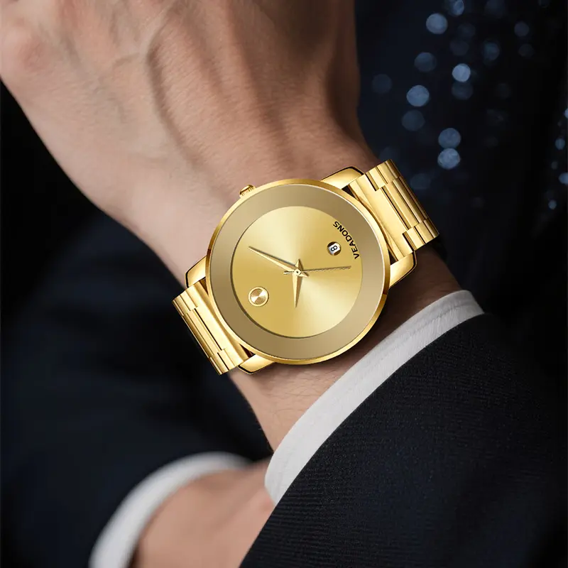 VEADONS Luxury Gold Watch for Men - Automatic Movement Sapphire Crystal Waterproof Dress Watch Business Casual Minimalist Design Stainless Steel Case - TikTok Shop VEADONS Luxury Gold Watch for Men - Automatic Movement Sapphire Crystal Waterproof Dress Watch Business Casual Minimalist Design Stainless Steel Case - TikTok Shop
