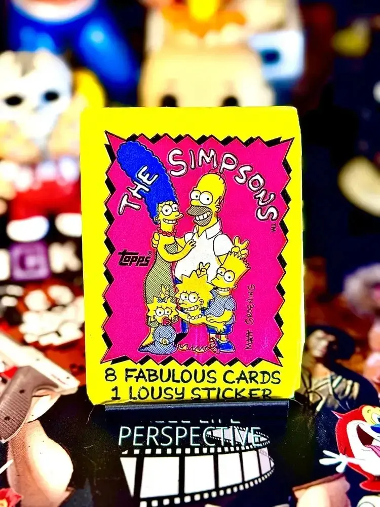1x 1990 | The Simpsons | Series 1 | Card Wax Pack