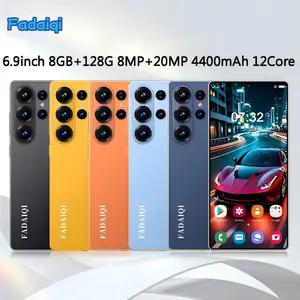 FADAIQI - Fashionable Smart Phone - Cellphone, Compact mini size, equipped with electronic pen and a hanging strap protective case. 6.9-inch screen, eight-core processor, 8GB RAM + 128GB 6RAM+64GB ROM. Global 4G network, dual SIM dual stand