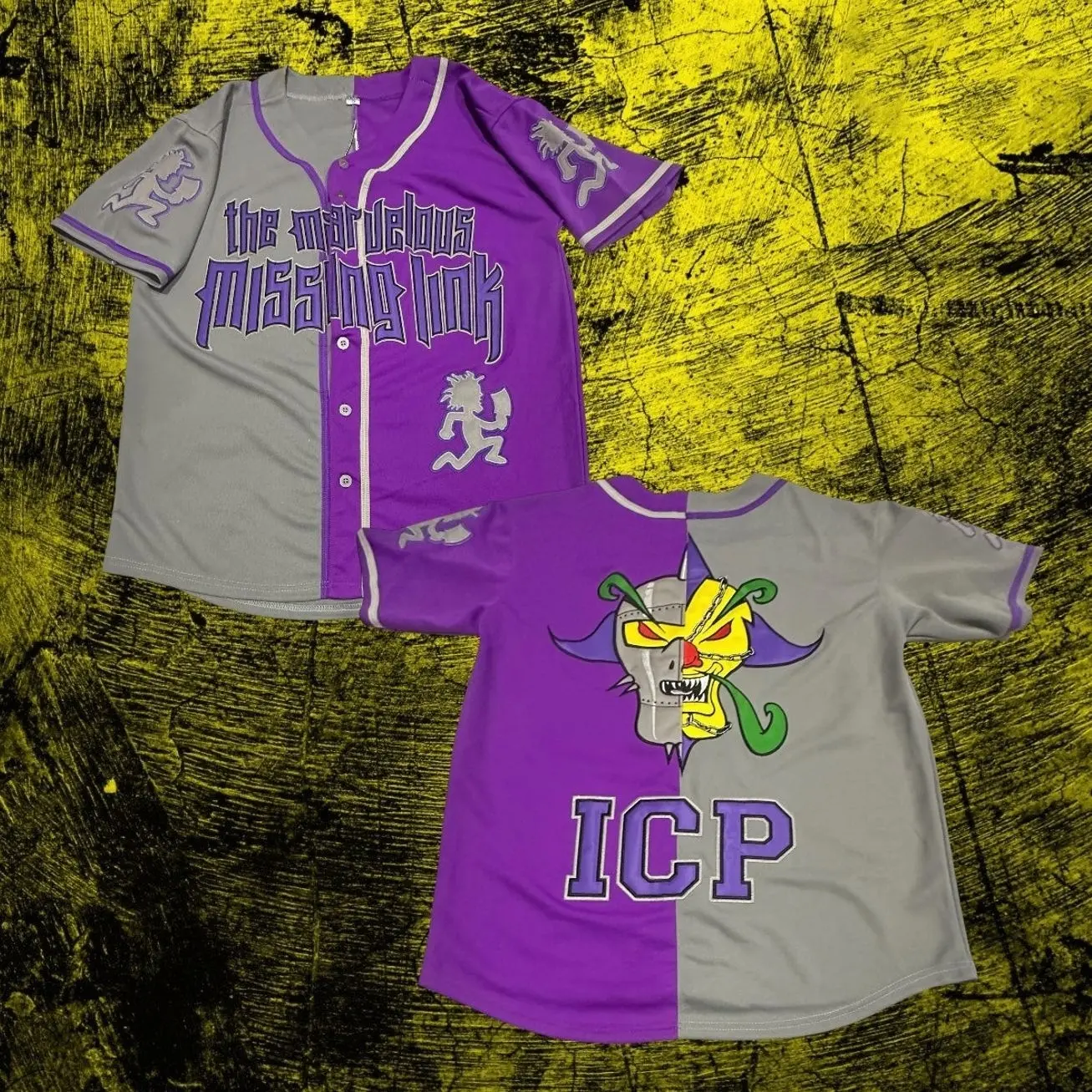 Marvelous Missing Link Baseball Jersey ICP Juggalo Jersey