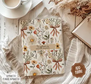 Personalized Prayer Journal, Christian Gift for Her