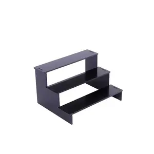 The three-tiered high-transparent tiered display stand is durable and easy to install, ideal for perfume bottles, cosmetics and jewelry collections, as well as for dressers and modern tabletops, Cosmetics Organizer Storage