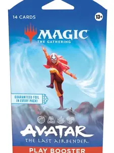 Magic The Last Airbender Sleeved - 14 Cards Pack with Guaranteed Foil for Fans and Collectors
