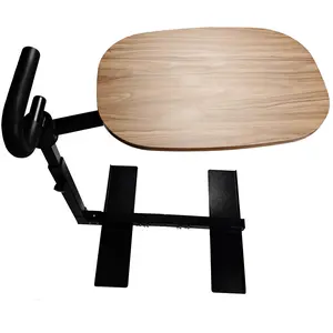 Tlongxia Auxiliary Standing Tray Table 360° Sofa Rotating and Height Adjustable Rotating TV and Laptop Table