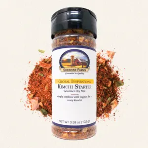 Vegetarian Kimchi Starter - Ferment, pickle, marinate and make other banchan at home - No fish sauce - cucumber - homemade vegan Food with Garlic