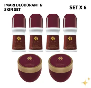 Avon Imari Deodorant & Body Cream Set | 6-Piece Fragrance Bundle for Women