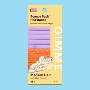 Bounce Back Hair Bands - Medium - Dreamsicle