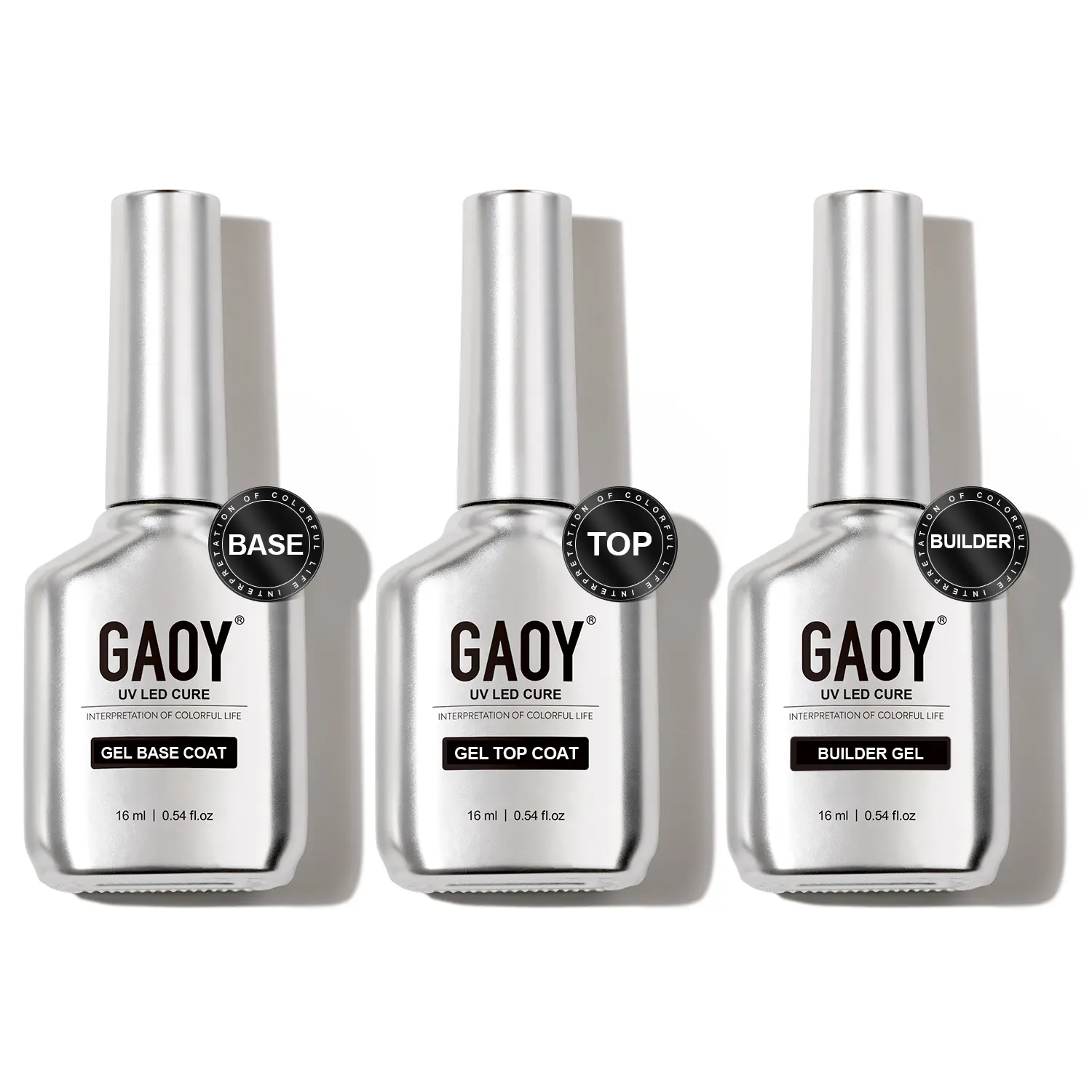 Builder Gel & Gel Top Coat & Base Coat