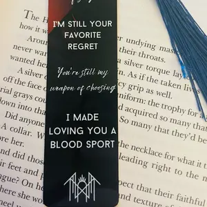 Sleep Token Metal Bookmark - Blood Sport Sleep Token Metal Bookmark - Blood Sport