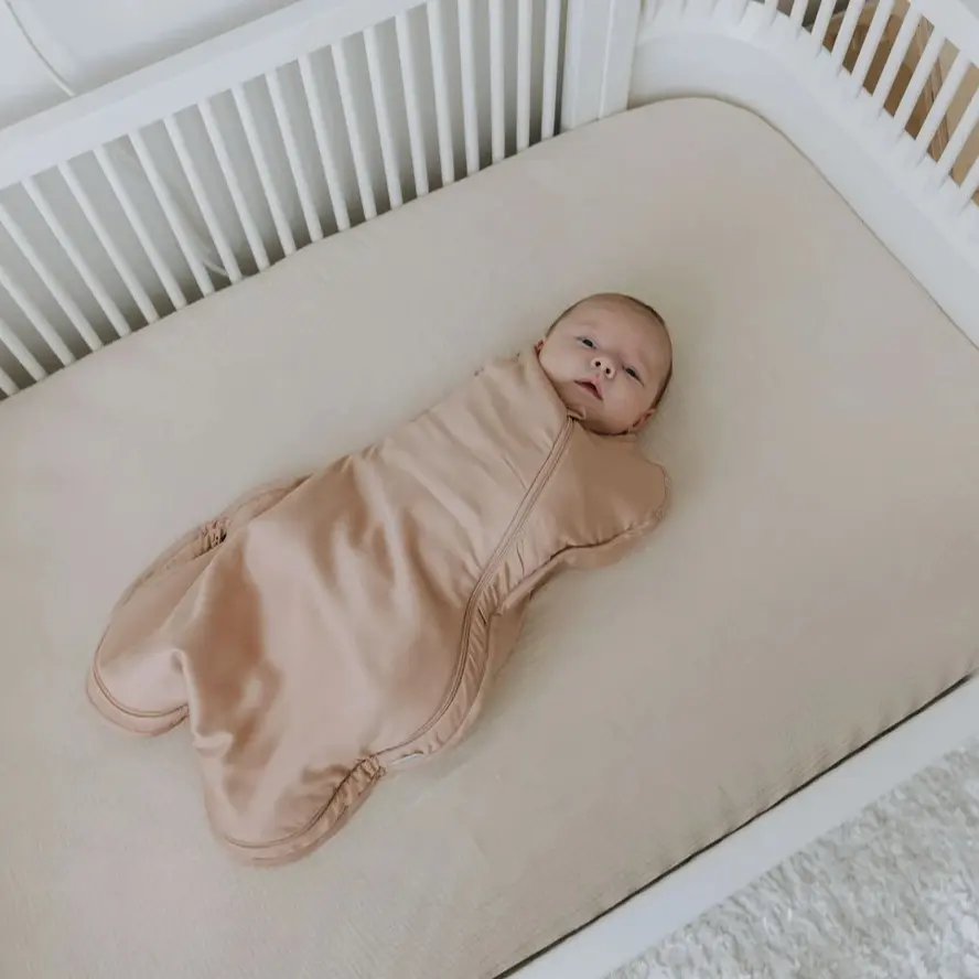 Theta Pouch Organic Bamboo Baby Sleep Sack | SmartKnit Technology | Breathable, Moisture-Wicking, Hypoallergenic Wearable Blanket | Baby Sleepwear Essentials | Unisex Sleeveless Sleep Bag