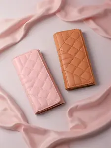 Folding 70% off Wallet European and American Classic Women's High-end Long Leather Wallet Large Capacity Handheld Phone Bag