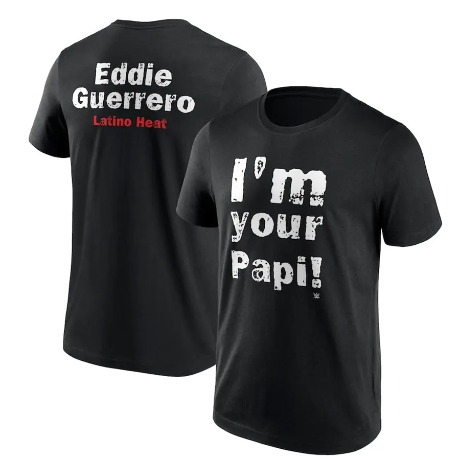 WWE Men's Casual Short-Sleeve T-Shirt, Retro Wrestling Sweatshirt, Classic Latino Heat Hoodie, Throwback Menswear Fan Apparel, Vintage WWE Top