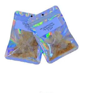 Holographic Pouch with Frankincense Resin for Incense and Perfumes Aromatic Resin in Stylish Packaging