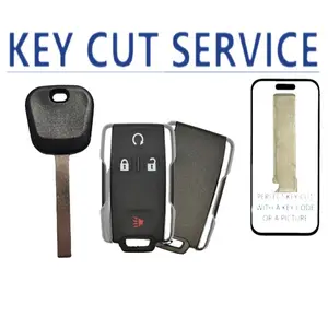 X2 KEY CUT SERVICE + 2 B119 Key + Remote M3N-32337100