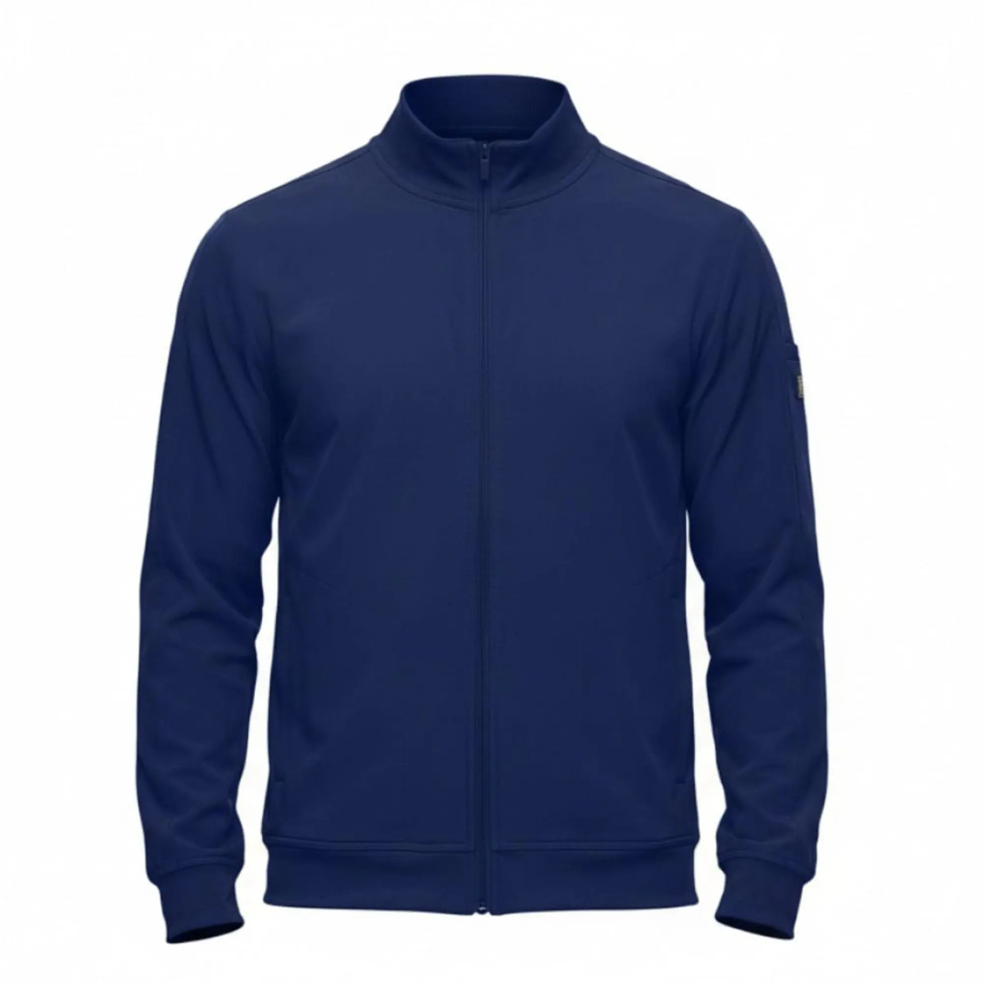 Natural Uniforms Men’s Cool Stretch Zip Up Scrub Jacket – Lightweight Medical Warm-Up Jacket with Pockets, Athletic Fit for Nurses & Doctors