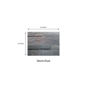 3 Samples of our Self-Adhesive 3D Peel & Stick Real Stone Wall Tiles- 6x8 inch each