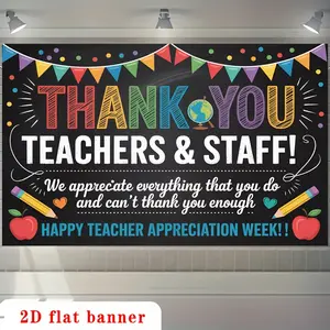 Thank You Teachers Backdrop Chalkboard Education Backdrop Teacher Appreciation Background Cloth School Tapestry Wall Hanging Photography Background Polyester Fiber Party Event Home Office Classroom Decor Studio Prop Wall