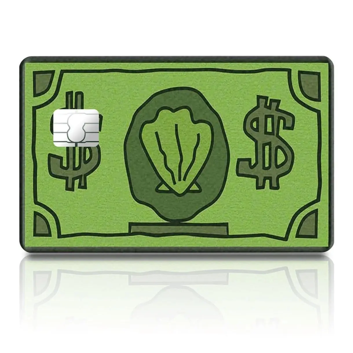 Spongebob Money Credit Card & Debit Card Skin, Funny Quote Credit Skin, Gift for Her