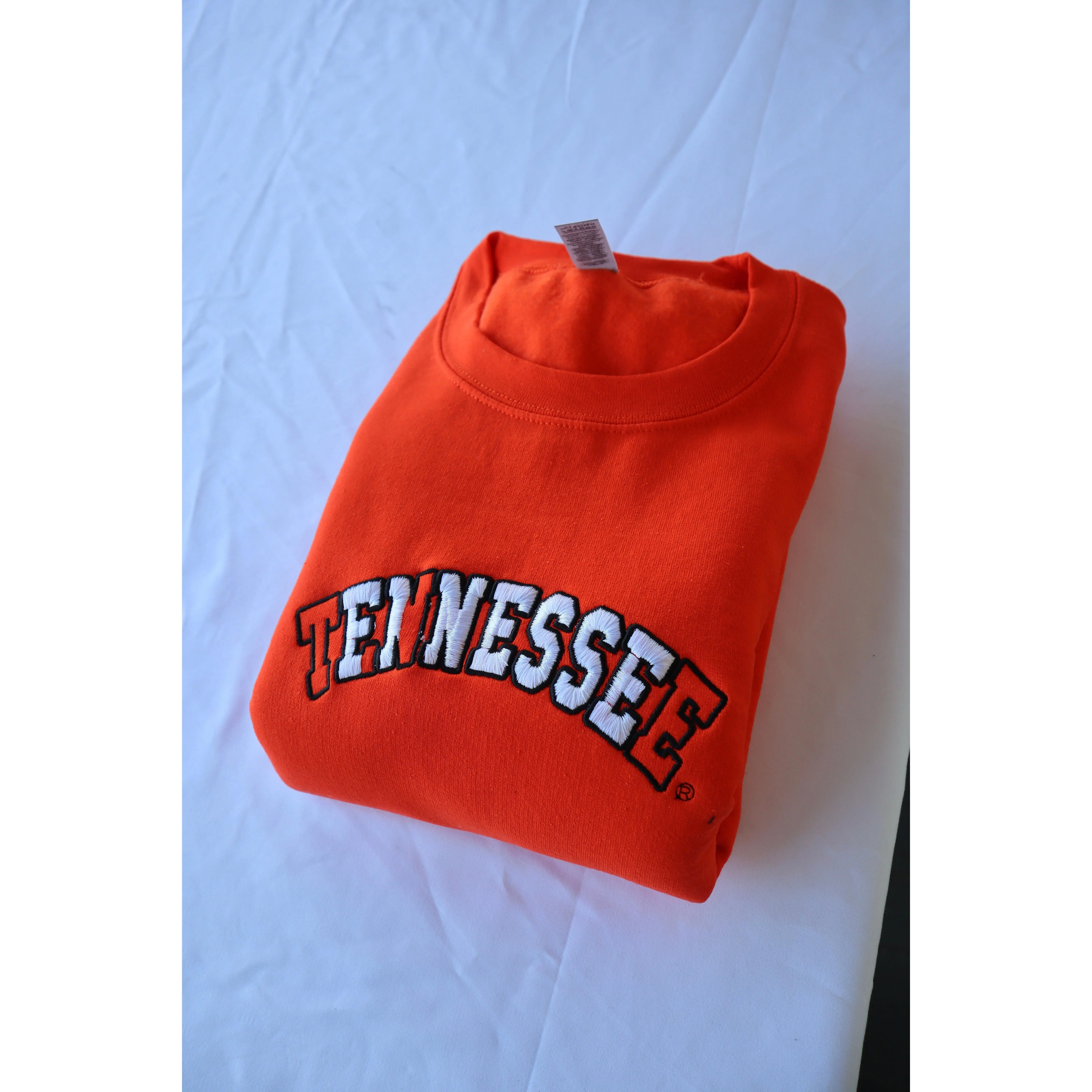 Embroidered Tennessee Hoodie or Crew Neck Long Sleeve, Classic fit, Unisex, Adult