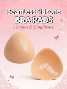 Women's double-pad self-adhesive nipple covers - invisible, anti-slip, enhancing, waterproof and reusable