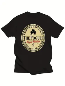 Plus Size Men's T-Shirt Cotton FUNNY IRISH STOUT POGUES TRIBUTE T SHIRT Irish Punk Music Parody Mash-Up Tee New T Shirts Funny Tops Tee New Unisex Funny Tops, PLUS SIZE