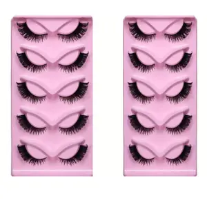 Cat Eye Lashes, Wispy Fake Lashes, Extensions False Eyelashes