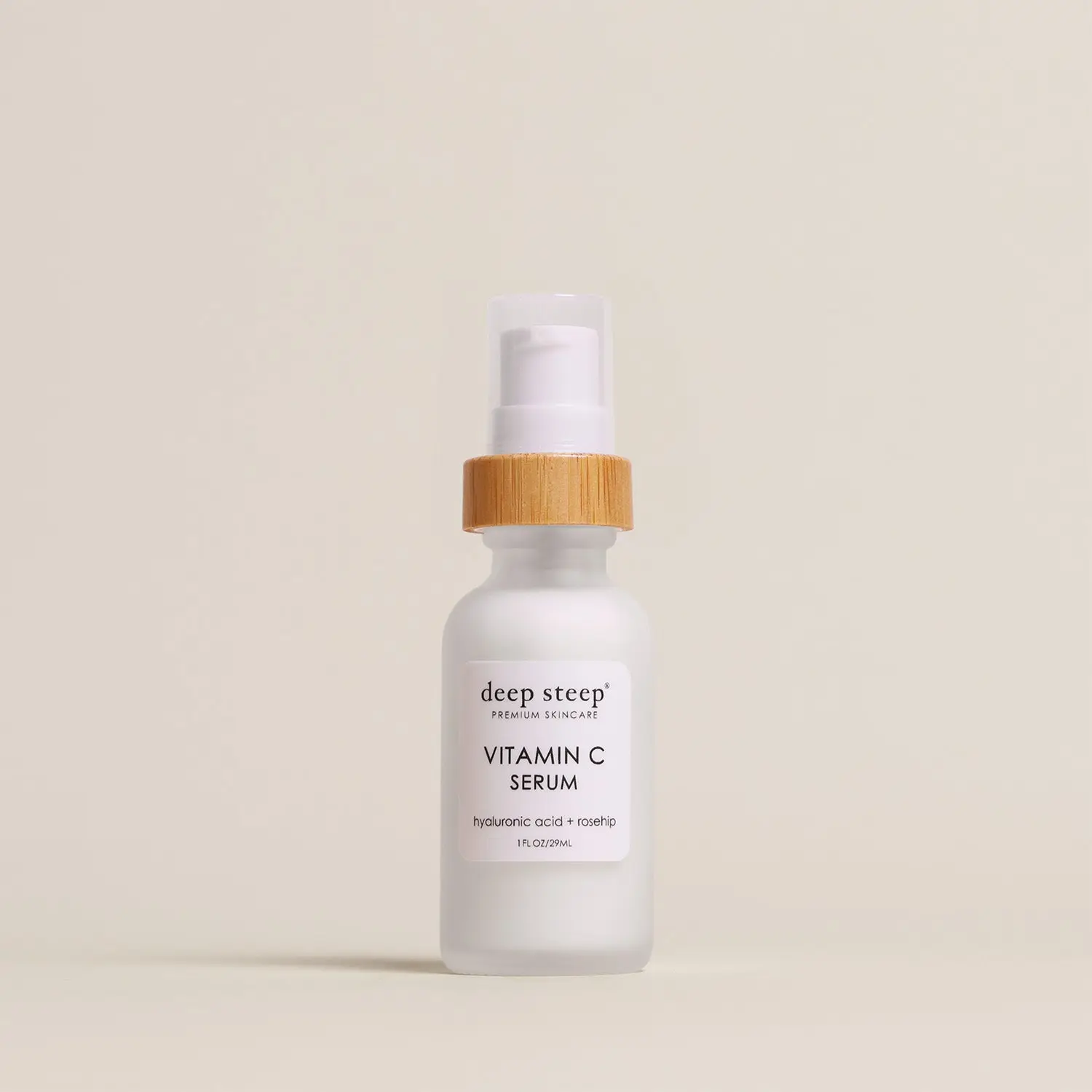 Organic Vitamin C Serum with Hyaluronic Acid, Brightening & Anti-Aging Face Essence for a Natural Glow Up, Fragrance-Free Formula for Sensitive Skin, Radiance, Hydrate, Face Care, Rosemary, Glycerin, Plump Skin, Sunflower