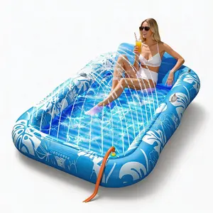 ARVIX XL Inflatable Pool Float for Adults – 85” Extra-Large Lounger with Comfort Pillow, Built-In Pool Floor, Perfect for Swimming, Sunbathing, Relaxing, and Outdoor Pool Fun