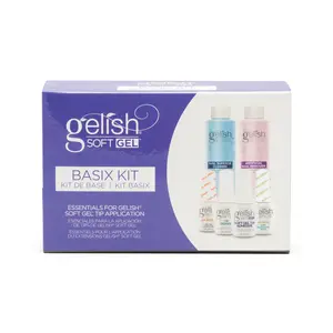 Gelish Soft Gel(TM) MINI Basix Kit Start Up Set - Complete Nail Prep Kit with pH Bond Nail Prep, Soft Gel(TM) Tip Primer & Adhesive for Salon-Quality Manicure at Home