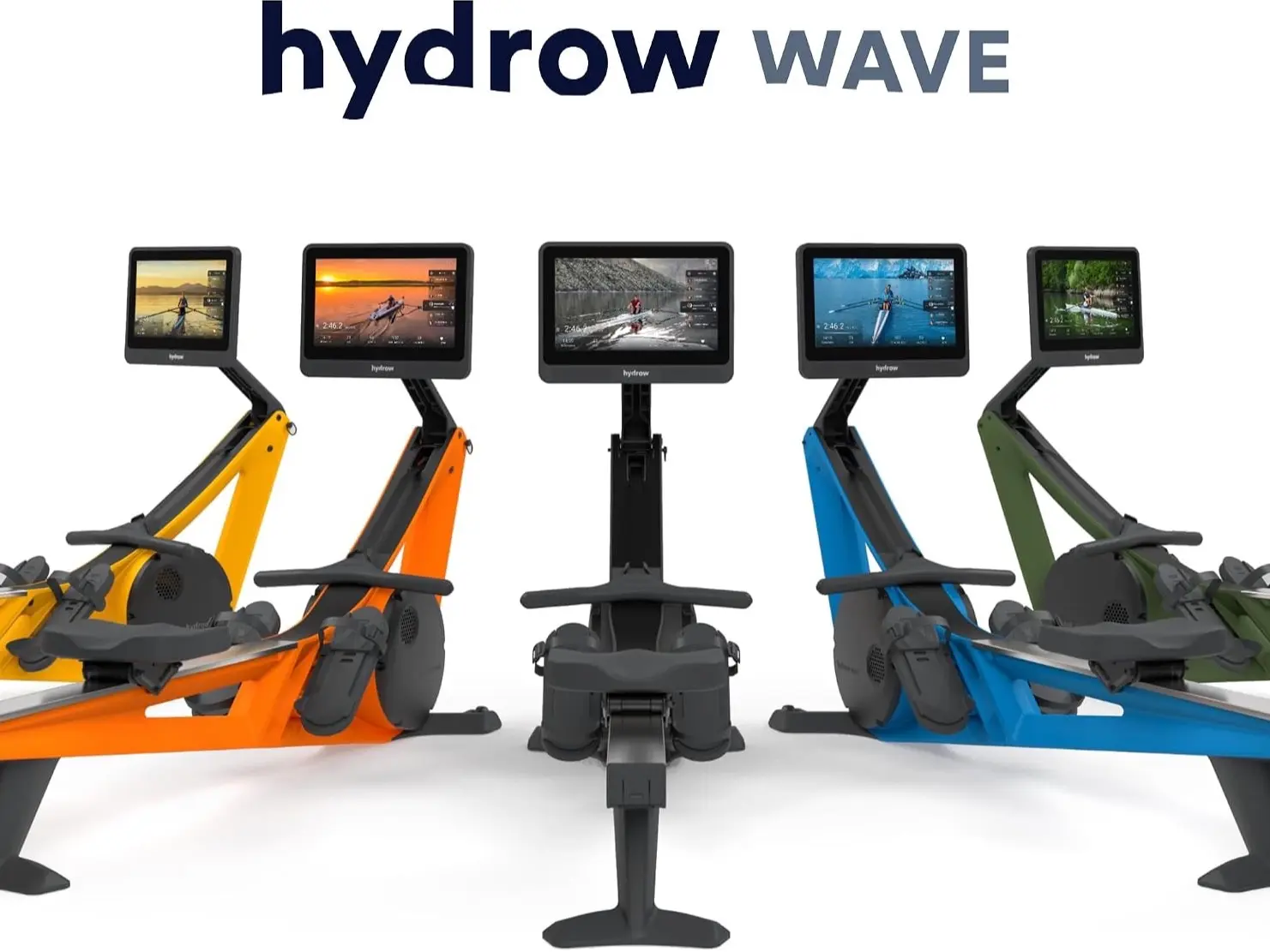 Hydrow Wave Rowing Machine for Home, Magnetic Drag Home Rower Machine