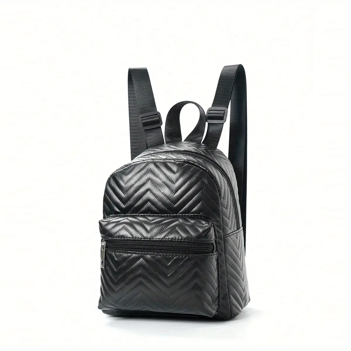 Chic Quilted Leather Backpack for Girls 3-14y, Cute Cartoon Design, Lightweight & Waterproof for Daily Use