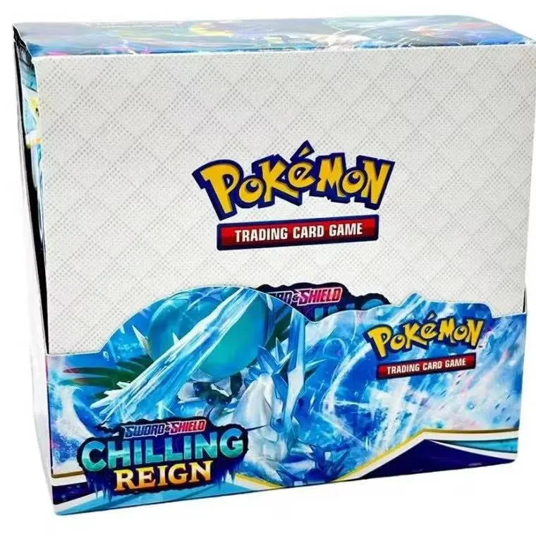 English Chilling Reign  360 cards Pokémon Trading Card Game Sword & Shield and Classic Series Evolutions (including powered-up cards) — Blind-box expansion packs
