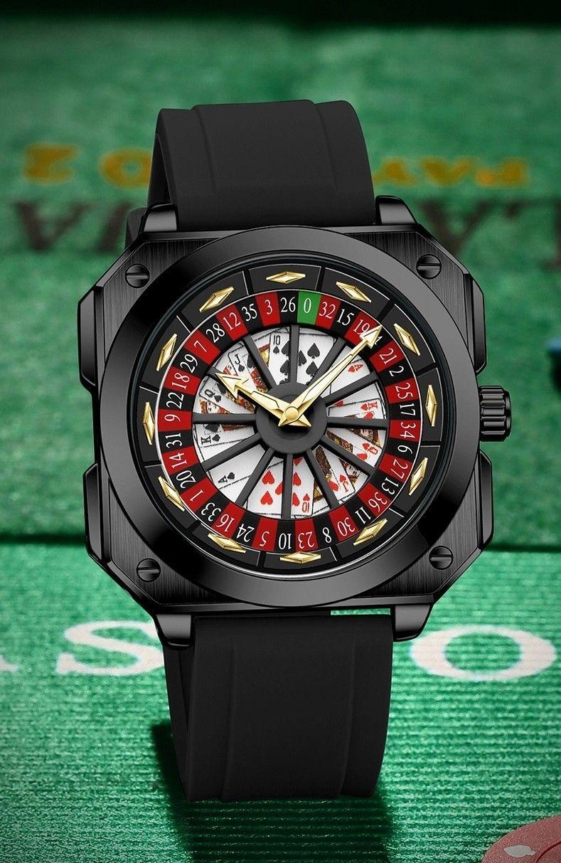 Swiss Brand New Rotating Fortune God Watch Fashion Men Wristwatch Creative Luminous Waterproof Automatic Quartz Watch