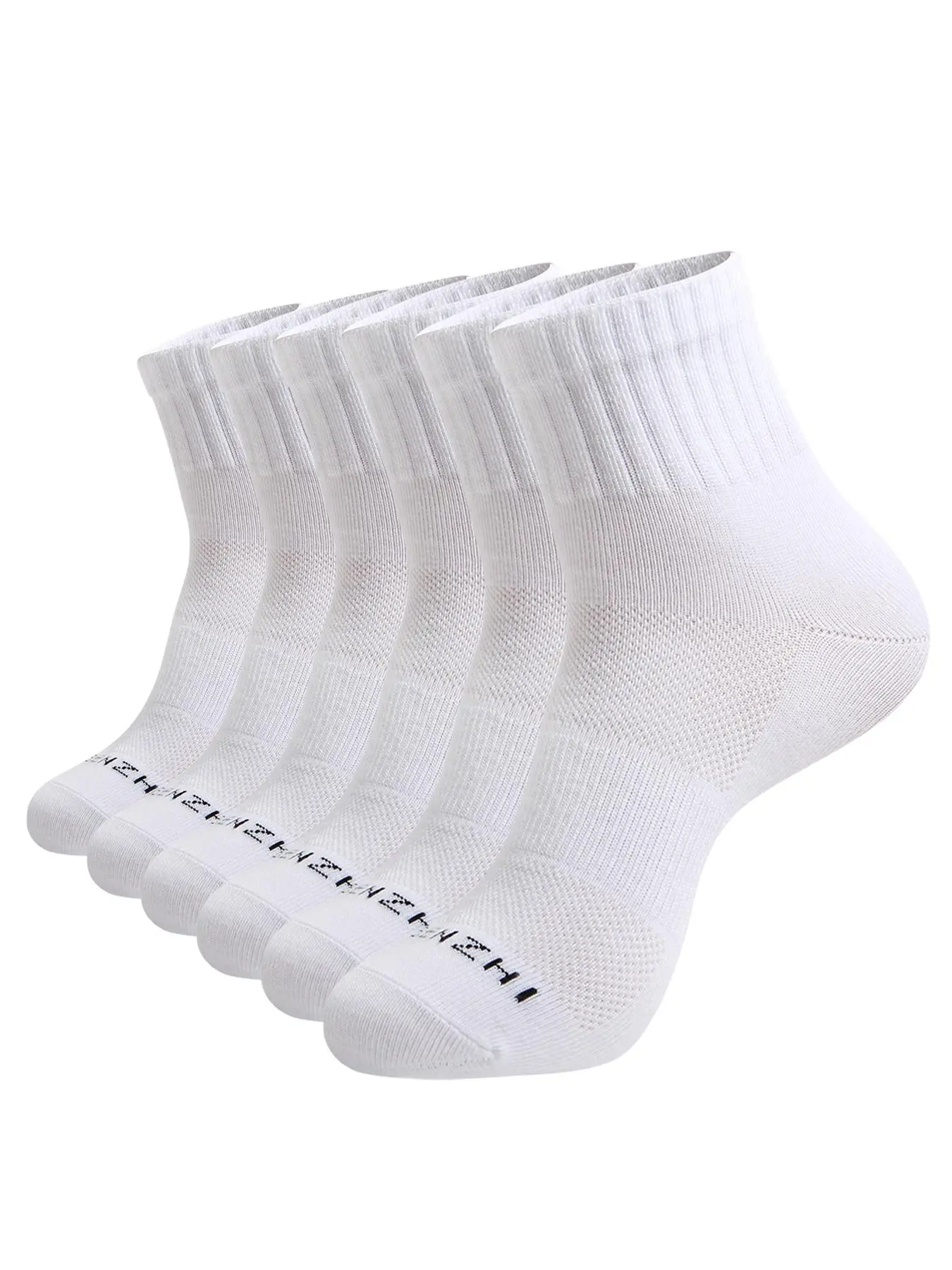 Women's Letter Print Athletic Socks, Elastic Socks, Moisture Wicking Running Socks, Soft Comfy Breathable Sports Socks For All Seasons Gym Workout Running Daily Wear