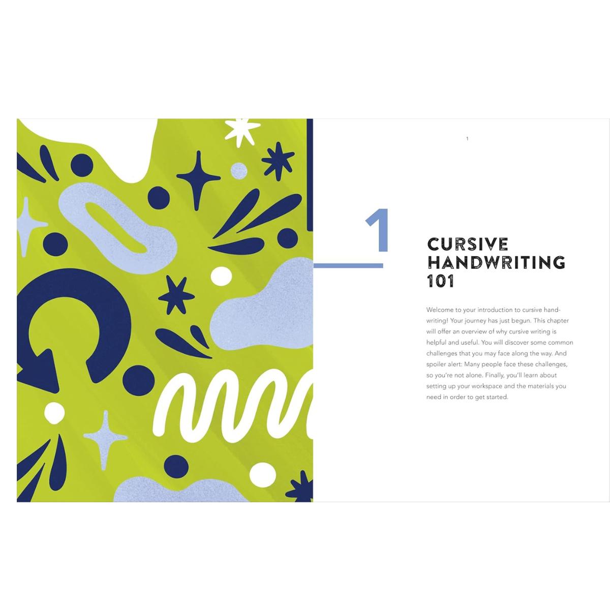 Cursive Handwriting Workbook for Teens: Exercises to Learn, Practice, and Improve Paperback