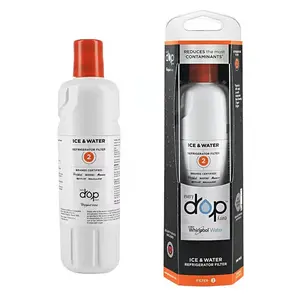 1-4 PACK New EveryDrop Ice & Water Refrigerator Filter #2 Fits WHIRLPOOL ΕDR2RXD1 Without Chip