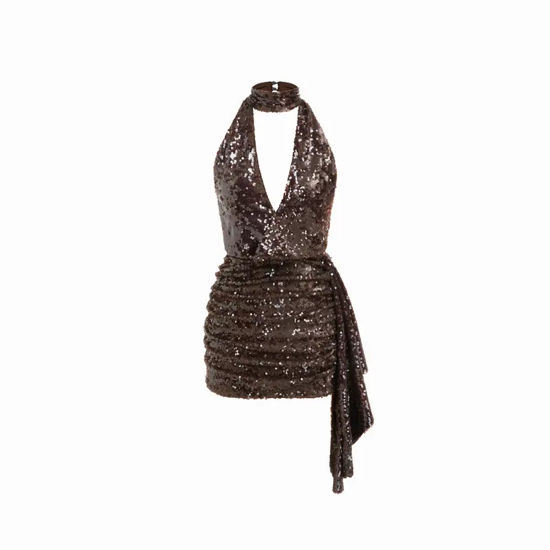 Sequin mini dress cider - TikTok Shop