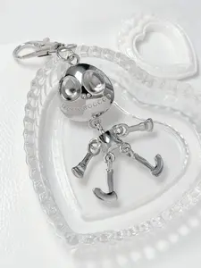 Funny Skeleton Poseable Keychain , Cute and Spooky Bag Accessory, Adorable Gift Idea, Unique Skull Pendant